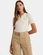 Lauren Ralph Lauren Tricou polo 200932224001 Écru Slim Fit
