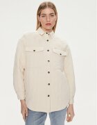Lee Jachetă cămașă 112351125 Crem Relaxed Fit