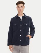 Lee Jachetă cămașă 112355568 Albastru Loose Fit