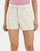 Lee Pantaloni scurți de blugi Carol112348984 Écru Regular Fit