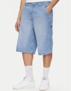 Lee Pantaloni scurți de blugi Carpenter 112364163 Loose Fit