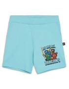 Lego Pantaloni scurți sport 12011466 Albastru celest Regular Fit
