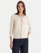 Liu Jo Cardigan MF5225 MS49I Écru Regular Fit