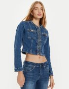Liu Jo Geacă de blugi UF4120 D4448 Regular Fit