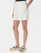 Liu Jo Pantalon scurți din material TA5227 J4869 Écru Relaxed Fit