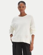 Liu Jo Pulover MF5444 MS76L Écru Regular Fit