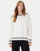 Liu Jo Pulover TF5230 MS59L Écru Regular Fit