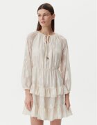 Liu Jo Rochie de vară WA5321 T4304 Écru Regular Fit