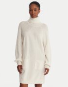 Liu Jo Rochie tricotată MF5063 MS009 Écru Regular Fit