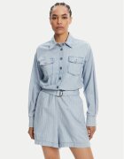 Liu Jo Salopetă UA5156 D4989 Albastru celest Regular Fit