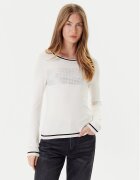 Liu Jo Sport Pulover TF5209 MS49I Écru Regular Fit