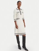 Liu Jo Sport Rochie tricotată TF5251 MS59L Écru Regular Fit