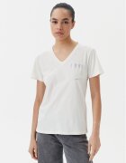 Liu Jo Sport Tricou TA5172 JS923 Écru Regular Fit