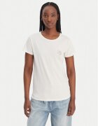Liu Jo Sport Tricou TA6056 JS923 Écru Regular Fit