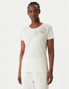 Liu Jo Sport Tricou TA6155 JS923 Écru Regular Fit