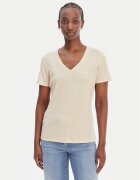 Liu Jo Sport Tricou TA6175 J3845 Écru Regular Fit