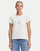 Liu Jo Sport Tricou TF5162 JS923 Écru Regular Fit