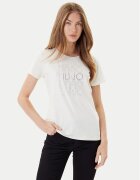 Liu Jo Sport Tricou TF5166 JS003 Écru Regular Fit