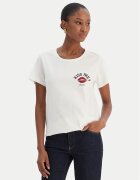 Liu Jo Sport Tricou TF5275 JS923 Écru Regular Fit