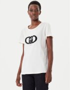 Liu Jo Sport Tricou TF5280 JS923 Écru Regular Fit