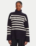 LOLA CASADEMUNT Bluză cu gât LF2511026 Loose Fit