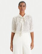 Luisa Spagnoli Bluză Barcolana 543049 Écru Regular Fit