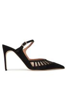 MALONE SOULIERS Şlapi Bardot 90-2 Negru