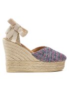 Manebi Espadrile Acapulco Heart-Shaped Wedge Espadrilles G 0.6 WH Roz