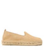 Manebi Espadrile Suede Flat Espadrilles Bej
