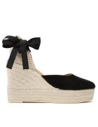 Manebi Espadrile Wedge Espadrilles K 1.0 WV Negru