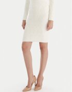 Marciano Guess Fustă tip creion 5BGD00 5661Z Écru Slim Fit