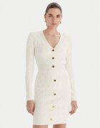 Marciano Guess Rochie 5BGK04 5661Z Écru Slim Fit