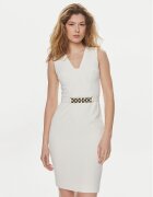 Marciano Guess Rochie cocktail 4GGK31 7070A Écru Regular Fit