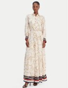 Marciano Guess Rochie tip cămașă 6RGK33 7439A Écru Regular Fit