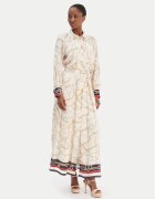 Marciano Guess Rochie tip cămașă 6RGT3 37439A Écru Regular Fit
