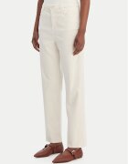 Marella Blugi Solista 2613131065 Écru Straight Fit