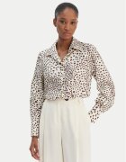 Marella Cămașă Salve 2613111141 Écru Relaxed Fit