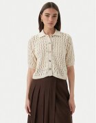 Marella Cardigan Voto 2613341055 Écru Regular Fit