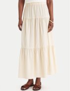 Marella Fustă maxi Ciocca 2613101084 Écru Regular Fit