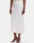 Marella Fustă midi Emme by Desio 2515101032 Alb Regular Fit