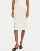 Marella Fustă midi Getti 2515101051200 Écru Regular Fit