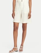 Marella Pantalon scurți din material Adorni 2615141032 Écru Regular Fit