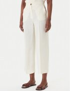 Marella Pantaloni culotte Clava 2615131182 Écru Regular Fit