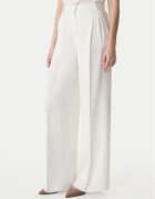 Marella Pantaloni din material Adito 2615131221 Écru Straight Fit