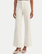 Marella Pantaloni din material Baschi 2615131251 Écru Regular Fit