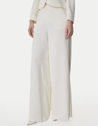 Marella Pantaloni palazzo Campo 2613131043 Écru Wide Leg