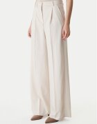 Marella Pantaloni palazzo Slogan2 2615131311 Écru Wide Leg