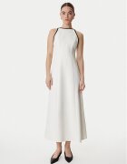 Marella Rochie cocktail Sapore 2613221113 Écru Regular Fit