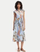 Marella Rochie tip cămașă Padana 2613221202 Albastru celest Regular Fit