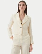 Marella Sacou Papiro 2615041042 Écru Regular Fit